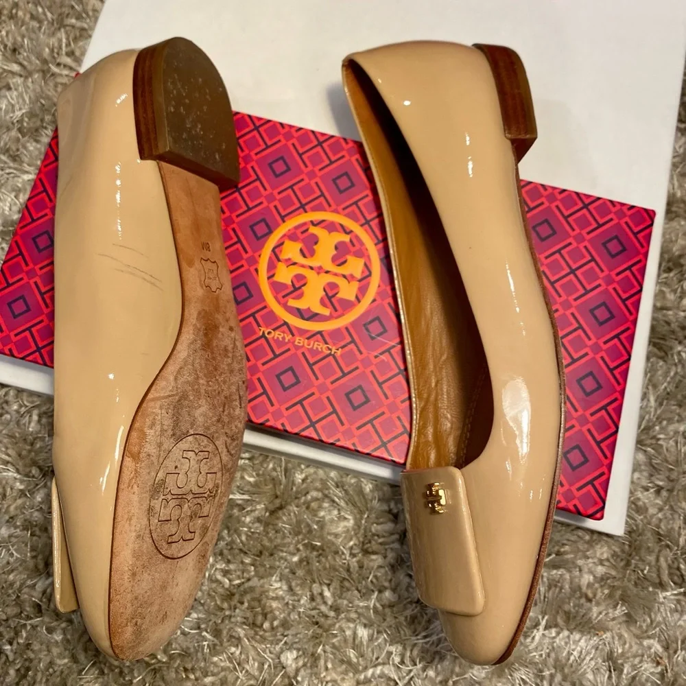 Tory Burch Yardley Flat Patent Calf Size 8 - Picture 6 of 9